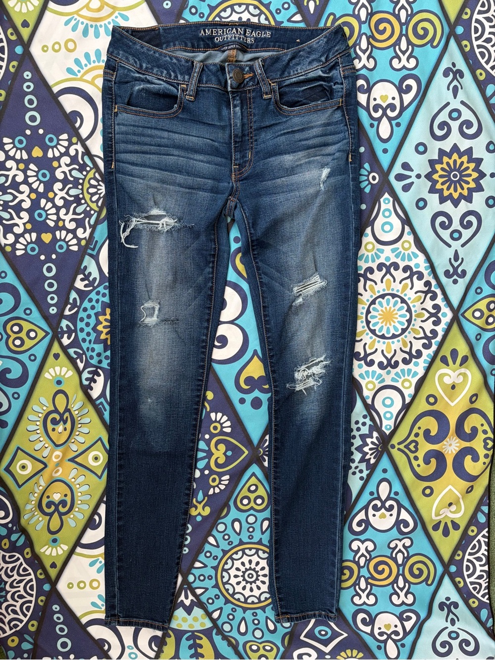 American Eagle Outfitters Super Super Stretch Skinny Jegging Jean Size 6